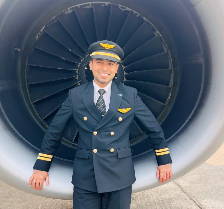 captain by the engine