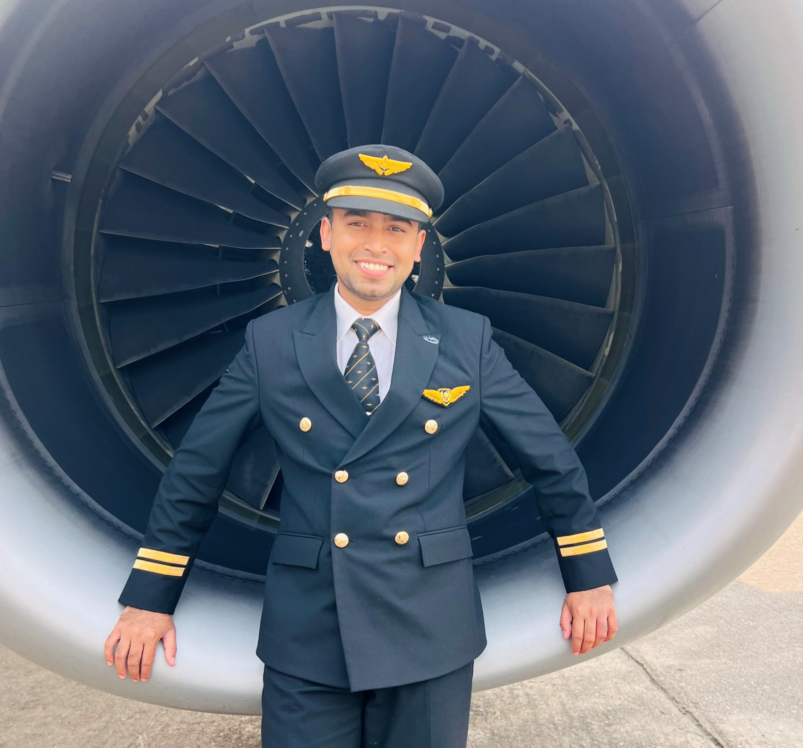 captain by the engine